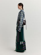 EENK EENK XEBBY Maxi Wrap Skirt - Green Multi