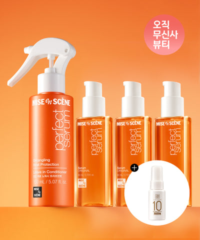 Perfect Serum 80ml 3 packs + Detangling Zero No-Wash Treatment 150ml