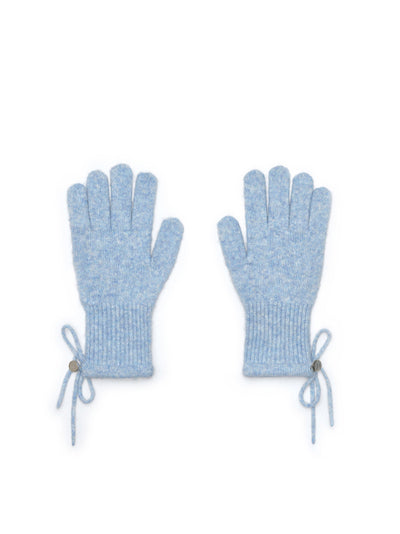MATIN KIM Ribbon Finger Hole Gloves