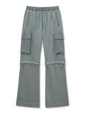 MATIN KIM MATIN KIM Cargo Pants for Women in Light Grey