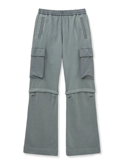 MATIN KIM Cargo Pants for Women in Light Grey
