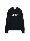MATIN KIM MATIN KIM Knitwear Pullover in Dark Navy