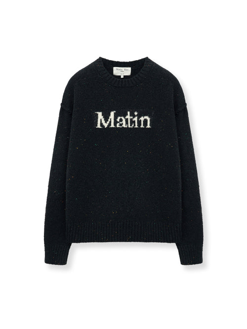 MATIN KIM MATIN KIM Knitwear Pullover in Dark Navy