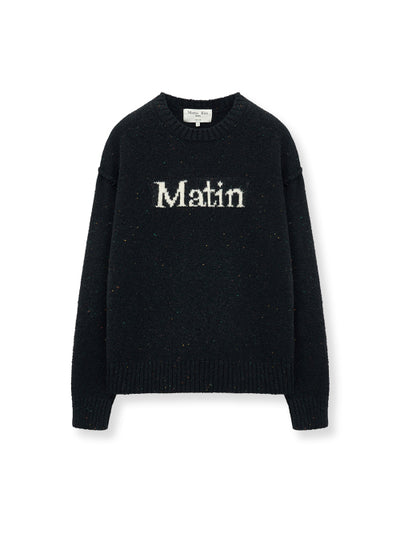 MATIN KIM Knitwear Pullover in Dark Navy