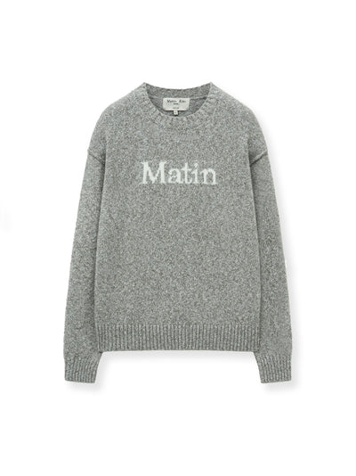 MATIN KIM Knitwear Pullover in Grey
