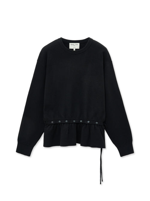 MATIN KIM MATIN KIM Detachable Skirt Knit Pullover