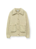 MATIN KIM MATIN KIM Handmade Collar Knit Cardigan for Women