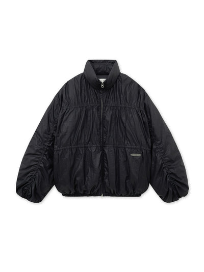 MATIN KIM Padded Jacket with Shirring Detail