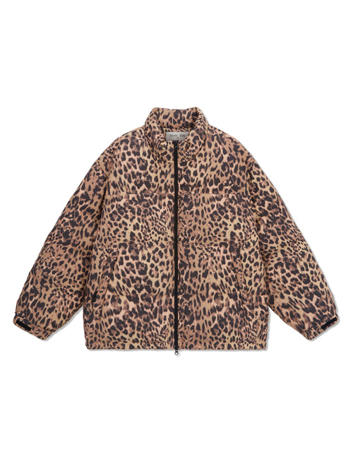 MATIN KIM MATIN KIM Padded Jacket Leopard Pattern