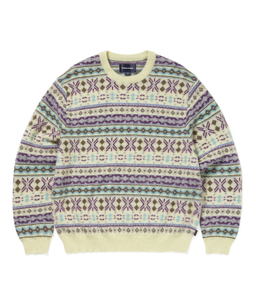 THISISNEVERTHAT THISISNEVERTHAT Fair Isle Knit Sweater Unisex