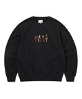 THISISNEVERTHAT THISISNEVERTHAT THAT Embroidered Crewneck Black