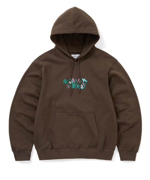 THISISNEVERTHAT THISISNEVERTHAT Musical Issue Hoodie Brown