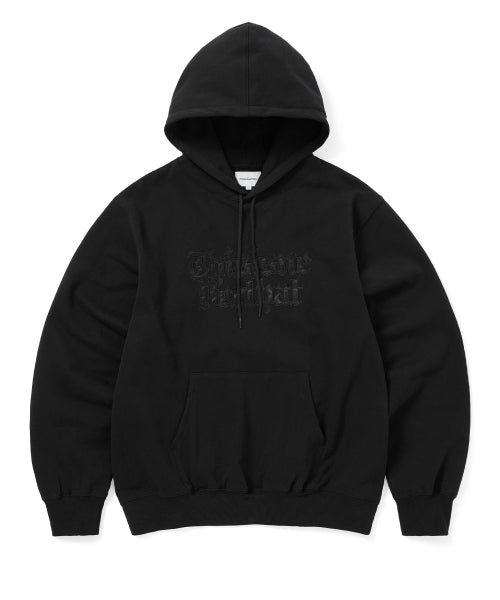 THISISNEVERTHAT THISISNEVERTHAT Old English Logo Hoodie Black