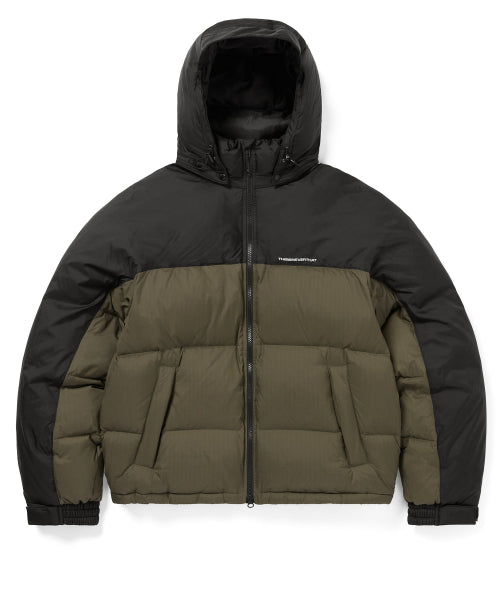 THISISNEVERTHAT THISISNEVERTHAT Multi-Ripstop Down Puffer Jacket Olive