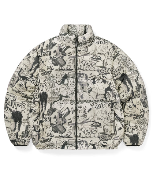 THISISNEVERTHAT THISISNEVERTHAT Padded Jacket Graffiti