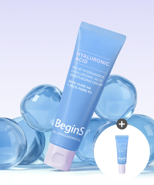 BEGINS BEGINS Blue Hydrangea Hyaluronic Acid Moisturizing Cream 50ml