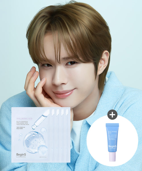 BEGINS BEGINS Blue Hydrangea Hyaluronic Acid Mask