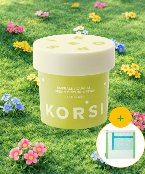 KORSI Emerald Aqua Ball Deep Moisturizing Cream for Dry Skin (100ml)