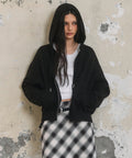 MUSINSA STANDARD WOMAN MUSINSA STANDARD WOMAN Hoodie Oversized Zip-up
