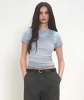 MUSINSA STANDARD WOMAN MUSINSA STANDARD WOMAN Women's T-Shirt Dusty Blue