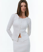 MUSINSA STANDARD WOMAN MUSINSA STANDARD WOMAN Cardigan Slim Hook