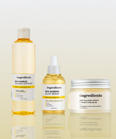 [SET] Skin Barrier Radiance Barrier 3-piece set (Calming Softener + Fast Glow Serum + Kkudeok Cream)