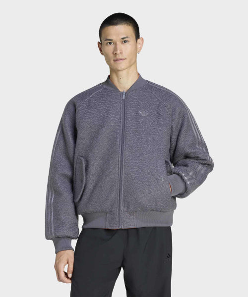 ADIDAS ADIDAS Reversible Bomber Jacket - Gray