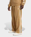 ADIDAS ADIDAS Boucle Firebird Track Pants - Brown:White