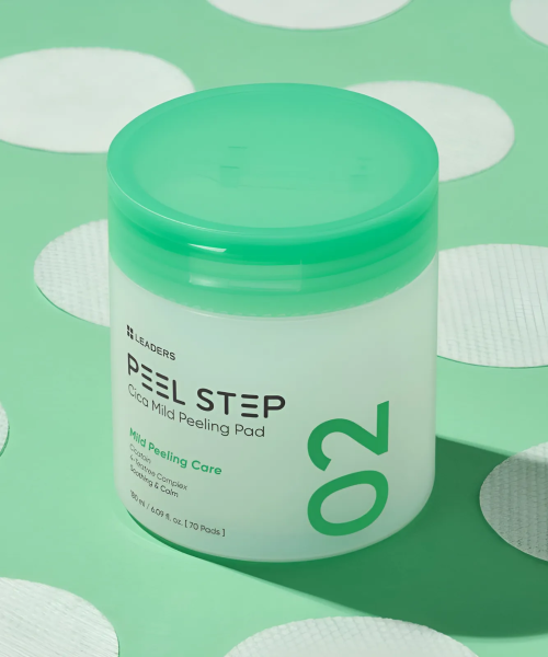 LEADERS COSMETICS LEADERS COSMETICS Leaders Peel Step Cica Mild Peeling Pad 180ml