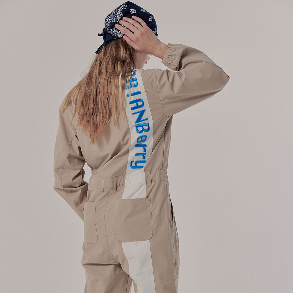 BRIAN Berry MILLER JUMP SUIT_L/BEIGE