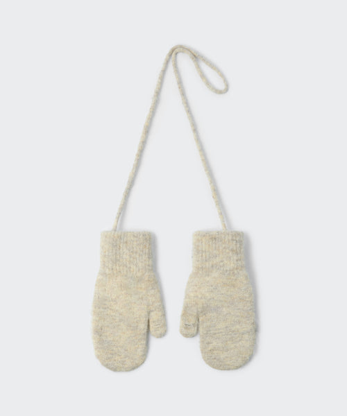 MUSINSA STANDARD WOMAN MUSINSA STANDARD WOMAN Women's String Mitten Knit Gloves [Oatmeal]