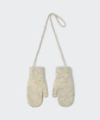 MUSINSA STANDARD WOMAN MUSINSA STANDARD WOMAN Women's String Mitten Knit Gloves [Oatmeal]