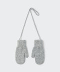 MUSINSA STANDARD WOMAN MUSINSA STANDARD WOMAN Women's String Mitten Knit Gloves [Light Gray]