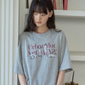CPGN Dot Puppy Short Sleeve T-shirt Gray