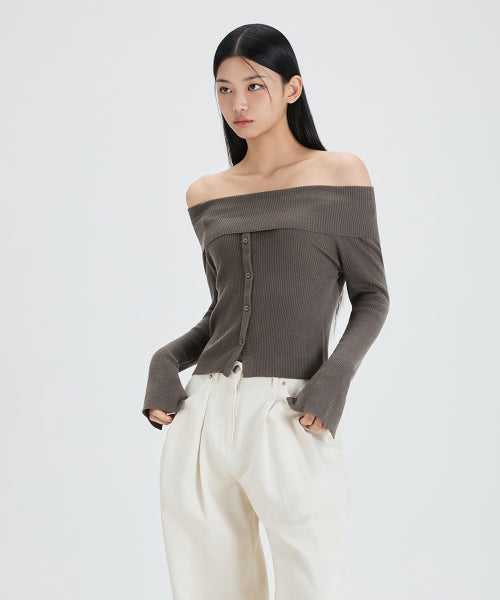 MIXXO MIXXO Off-shoulder pullover Knitwear