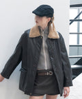 MIXXO MIXXO Dumble Collar Half Coat