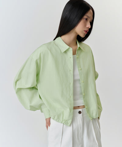 MUSINSA STANDARD WOMAN Shirt Light Green