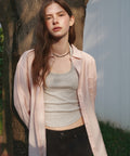 MUSINSA STANDARD WOMAN MUSINSA STANDARD WOMAN Oversized Crinkle Silky Shirt [Indian Pink]