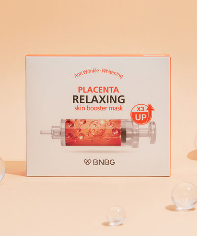 BNBG Skin Booster Placenta Relaxing Mask Pack 10 sheets