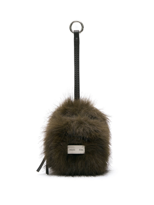 MATIN KIM MATIN KIM HAIRY FUR MINI CUBE POUCH