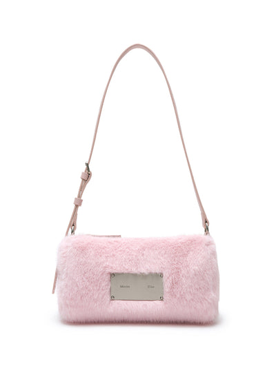 MATIN KIM Soft Fur Mini Shoulder Bag