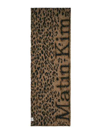 MATIN KIM Leopard Muffler Free Size