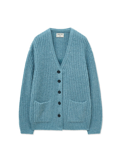 MATIN KIM Side Button Point Overfit Cardigan