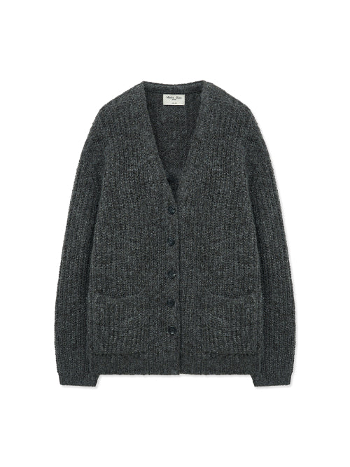 MATIN KIM MATIN KIM Side Button Point Overfit Cardigan