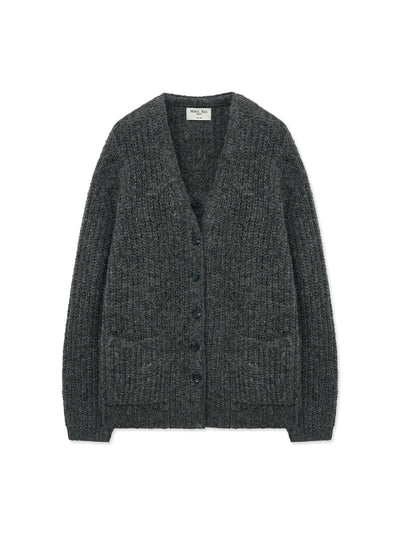 MATIN KIM Side Button Point Overfit Cardigan