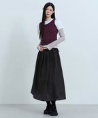 MUSINSA STANDARD WOMAN MUSINSA STANDARD WOMAN Women's Sheer Nylon Pleated Long Skirt [Size]