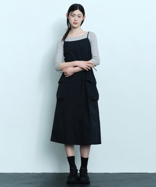 MUSINSA STANDARD WOMAN MUSINSA STANDARD WOMAN Women's Cargo Dress [Black]