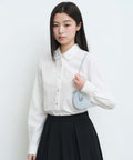 MUSINSA STANDARD WOMAN MUSINSA STANDARD WOMAN Lace Trim Shirt (Size)