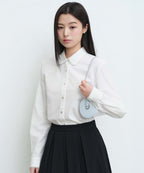 MUSINSA STANDARD WOMAN MUSINSA STANDARD WOMAN Lace Trim Shirt (Size)