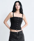 MUSINSA STANDARD WOMAN Bustier Top for Women - Black